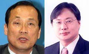 열린우리당 장영달 의원(왼쪽)과 이화영 의원. 동아일보 자료사진