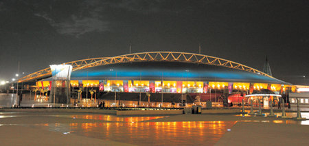 돔 경기장인 어스파이어는 세계 최대 크기를 자랑한다.도하=강병기 기자