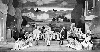 1936년 모나코 초연 1936년 4월 4일 모나코 몬테카를로 오페라극장에서 ‘춘향전’을 소재로 세계적인 안무가 미하일 포킨이 막을 올린 발레 ‘사랑의 시련’ 첫 공연 사진. 사진 제공 김승열 씨