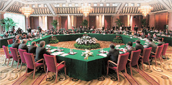 지난해 9월 19일 중국 베이징 댜오위타이에서 제4차 6자회담 전체회의가 열렸다. 동아일보 자료 사진