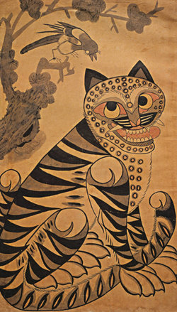 조선시대 민화에 자주 등장한 호랑이는 야담에도 가장 많이 등장하는 동물이다. 호랑이에게 물려갔다가 구사일생으로 살아난 사연이 주인공들의 기지를 보여 준다면 호랑이를 때려잡은 사연은 괴력의 주인공을 소개할 때 나온다. 동아일보 자료 사진