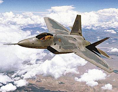 신형 스텔스 전투기 \'F-22 랩터\'. 동아일보 자료사진