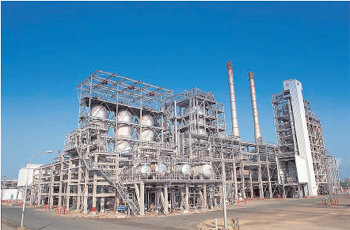 GS건설이 완공한 쿠웨이트 석유 플랜트. 사진 제공 GS건설