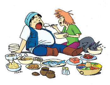 주인공 성찬과 여자친구 진수. ‘식객’은 음식 이야기와 함께 이들의 러브스토리도 곁들인다. 동아일보 자료 사진