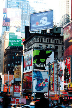 미국 뉴욕 브로드웨이 거리