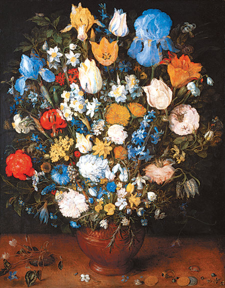 작은 꽃다발 (얀 브뤼헐·1607년경 목판·51×40cm)