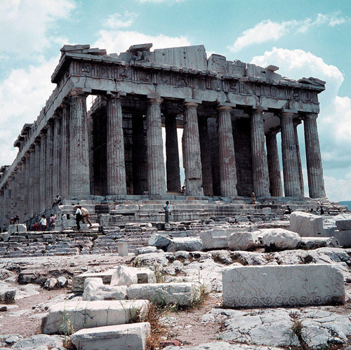 그리스 건축의 백미로 통하는 파르테논 신전