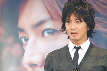 5일 부산국제영화제를 찾은 일본 배우 기무라 다쿠야. 부산=연합뉴스