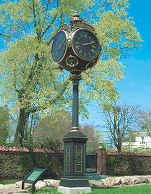 재미 사업가의 도움으로 서울 성동구 왕십리광장에 ‘사랑의 시계탑’이 생긴다. 탑에 설치할 시계와 같은 종류의 시계. 사진 제공 성동구