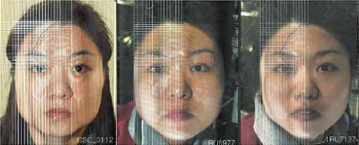 “얼굴모양이 달라졌어요”발사 전과 ISS 도착 직후, 지구 귀환 직전 촬영한 얼굴 사진에서 뚜렷한 변화가 관찰됐다(왼쪽부터).