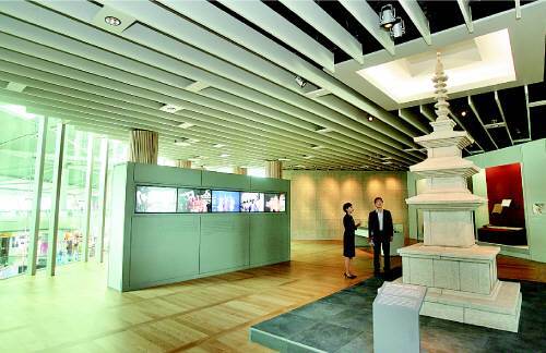 탑승동 4층에 자리 잡은 한국문화박물관