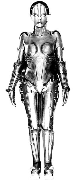 1926년 제작된 SF영화 ‘메트로폴리스’에 출연한 최초의 여자 로봇 주인공 마리아. 백성현 교수는 “이 로봇은 프랑스의 영웅 잔 다르크를 모델로 했다”고 설명했다.