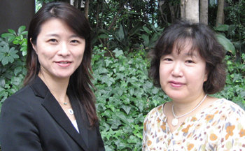 소마 나오꼬 교수(왼쪽)와 홍승아 박사.