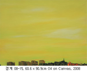 경계 08-13, 91x60.6cm Oil on Canvas, 2008