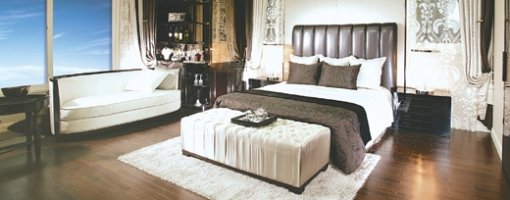 중대형급 258㎡의 침실. 사진 제공 롯데건설