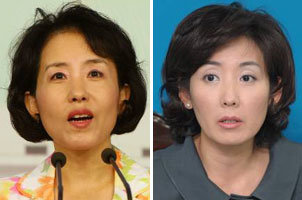 박선영 대변인(왼쪽), 나경원 의원.동아일보 자료 사진