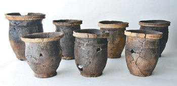 트로이츠코예 고분군에서 발견된 발해 토기. 사진 제공 국립문화재연구소