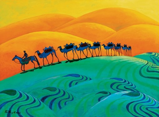 사막의 꿈’ 체렌나드미드 첵미드, 그림 제공 포털아트