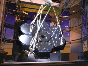 한국과 미국, 호주 등이 함께 개발하는 초대형 망원경 GMT의 상상도. 사진 제공 미국 카네기천문대