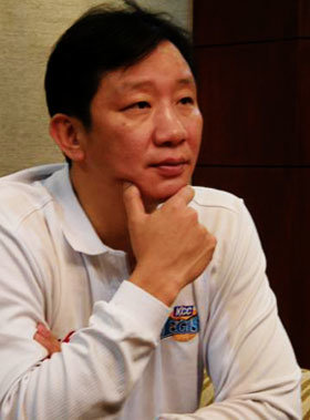 KCC 허재 감독. 동아일보 자료사진.