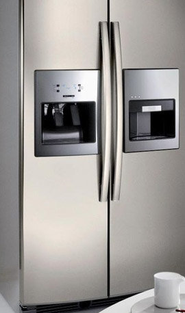미국 가전업체인 월풀이 선보인 에스프레소 냉장고. 사진 제공 월풀