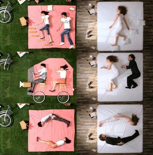 왼쪽은 OK캐시백 ‘힘이 되는 포인트’, 오른쪽은 뮤직비디오 ‘Her Morning Elegance’의 장면들.