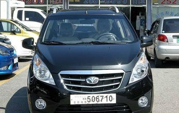 중고차 시장에 매물로 나온 GM대우자동차 ‘마티즈 크리에이티브’. 사진제공·카즈