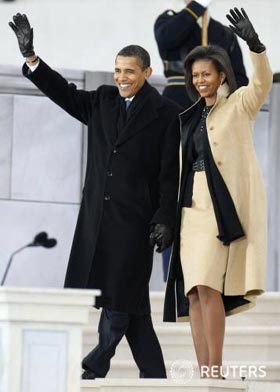 오바마 대통령 부부. ⓒ로이터, 무단전재 및 재배포 금지