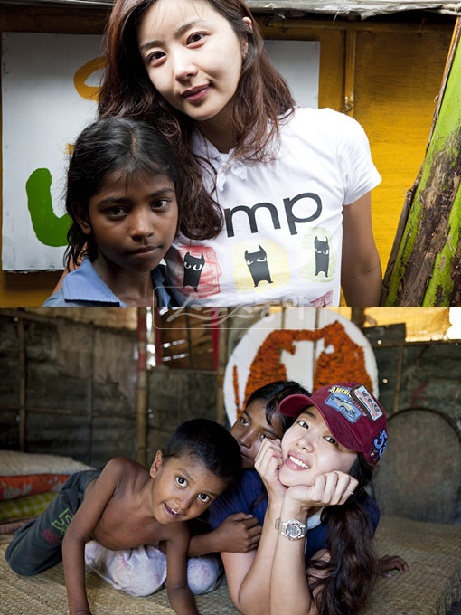 tvN 월드스페셜 ‘LOVE’ 를 통해 봉사활동을 펼친 배우 박솔미. [사진제공=tvN]