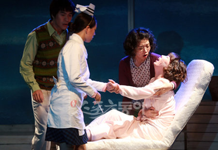 뮤지컬 ‘엄마의 약속’ 리허설.