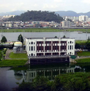 수변생태공원으로 바뀔 울산 삼산배수장. 사진 제공 울산시