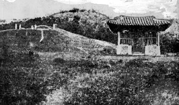 1931년 5월 쇠락한 현충사 전경. 동아일보 자료 사진