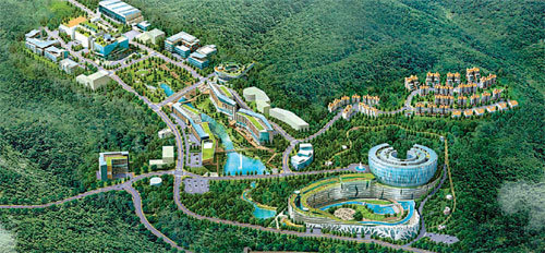 춘천 ‘전력IT 문화복합산업단지’ 조감도. 사진 제공 강원도