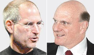 스티브 잡스-스티브 발머.