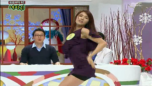 19일 MBC 예능프로그램 ‘세바퀴’에 출연한 가희. 사진출처= 방송화면 캡처