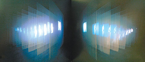 삼성미술관 리움의 미디어 상설전에서 선보인 빌 비올라의 ‘베일’. 사진 제공 삼성미술관 리움
