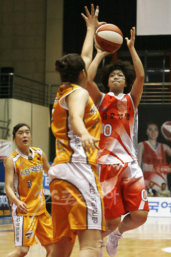 차세대 대표팀 주전센터 금호생명 이경은. 스포츠동아DB