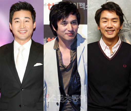 배우 전노민 조재현 김태우(왼쪽부터). 스포츠동아DB