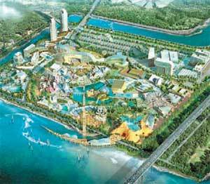 2012년 여수엑스포 개최 직전 부분 개장한 뒤 2013년 말 완전 개장할 인천 청라경제자유구역 내 ‘인천 로봇랜드’ 조감도. 사진 제공 인천시