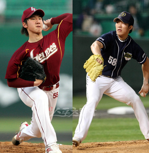 강윤구·금민철 (왼쪽부터). 스포츠동아DB