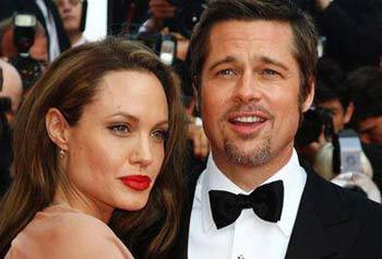 브래드 피트와 앤젤리나 졸리 커플. 동아일보 자료사진