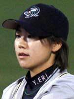 미국 프로야구 독립리그 진출을 꿈꾸는 일본 여자 선수 요시다 에리. 이헌재 기자