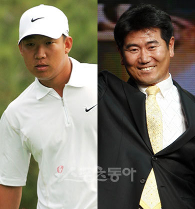 (왼쪽)앤서니 김-양용은. 스포츠동아DB