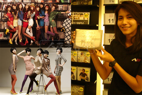 싱가포르 시내 대형 음반체인점 ‘HMV’의 직원 노이 주마트(오른쪽 사진)씨가 원더걸스의 앨범을 들고 미소 짓고 있다. 그녀 또한 한국 가요의 팬이다. 스포츠동아DB