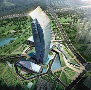 광주전남 공동혁신도시로 이전할 한국전력 신사옥 조감도. 사진 제공 전남도 혁신도시건설지원단