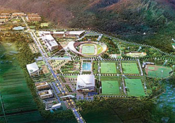 국군체육부대 조감도