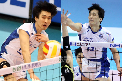 석진욱 손재홍 (왼쪽부터)