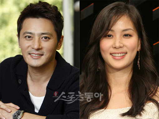 톱스타 장동건(왼쪽)과 고소영. 스포츠동아DB