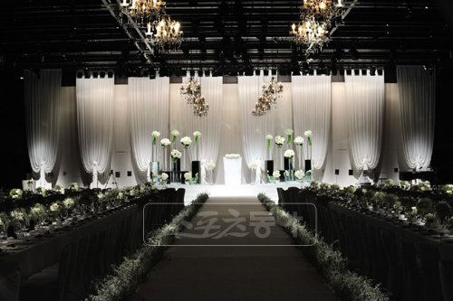 5월 2일 장동건·고소영의 결혼식이 진행될 신라호텔 다이너스티홀. [사진제공=호텔신라]