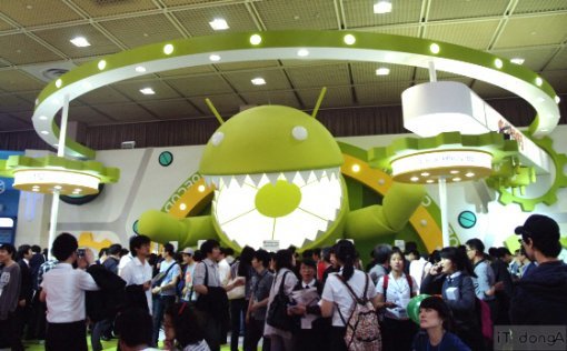 부스 전체를 ‘안드로보이’로 꾸민 것만 봐도 짐작할 수 있을 것이다